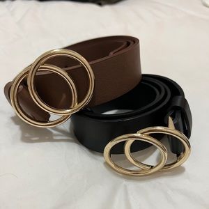 Brown and black belt